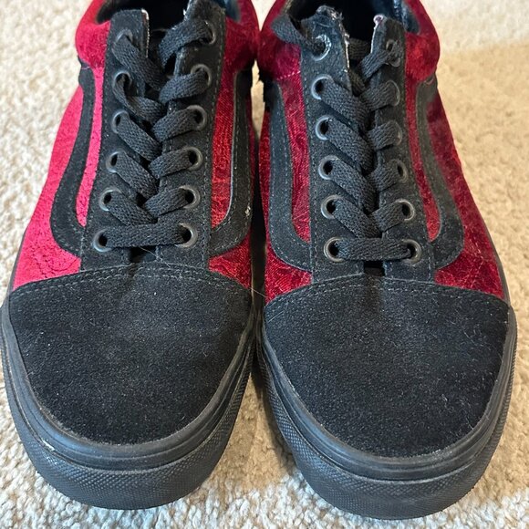 Vans Old Skool Burnt Russet Crushed Velvet – Men’s 5.5 / Women’s 7 - Picture 4 of 15